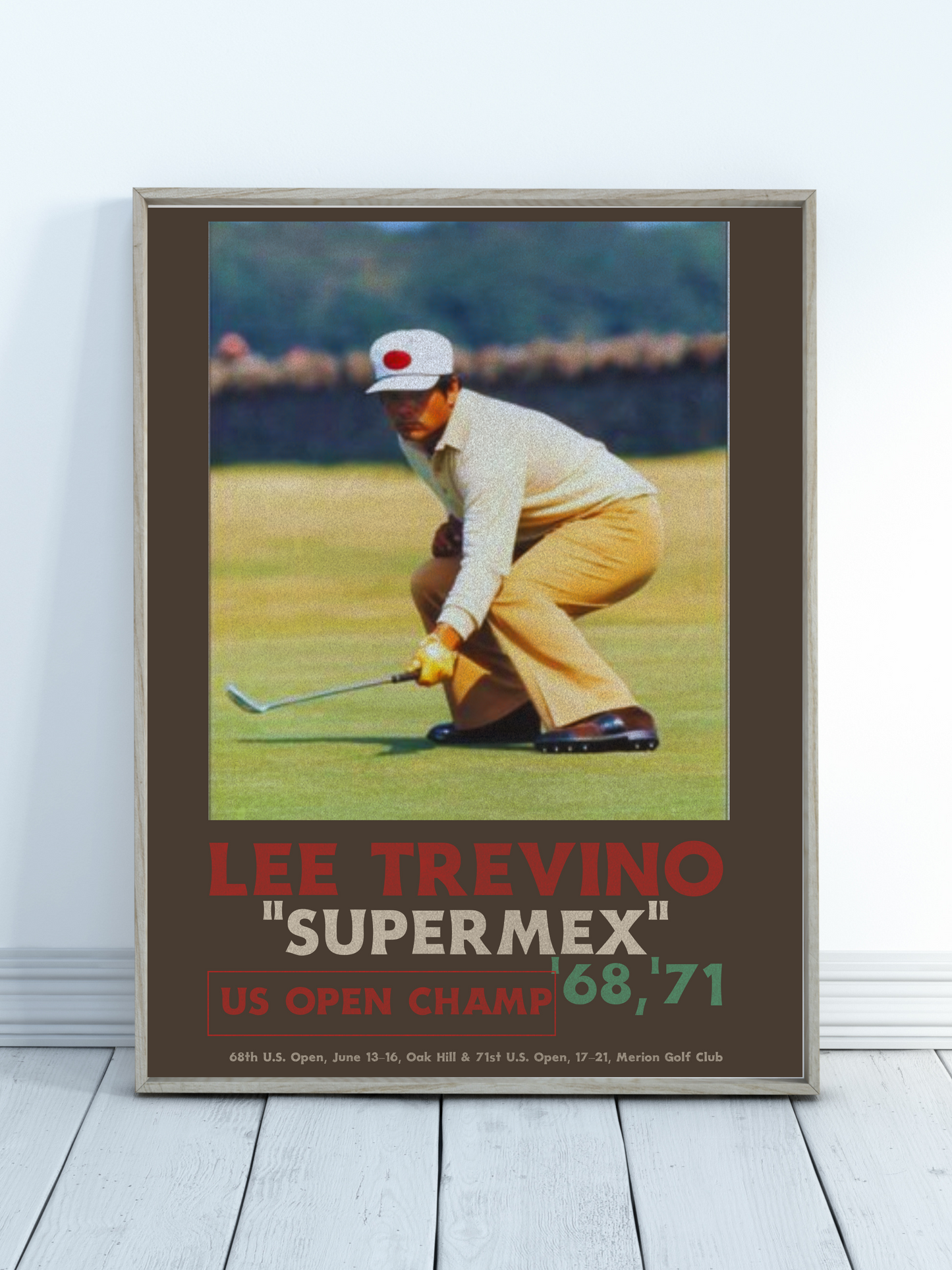 Lee Trevino "Supermex" US Open Poster