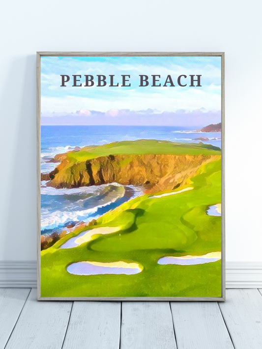 Pebble Beach Poster